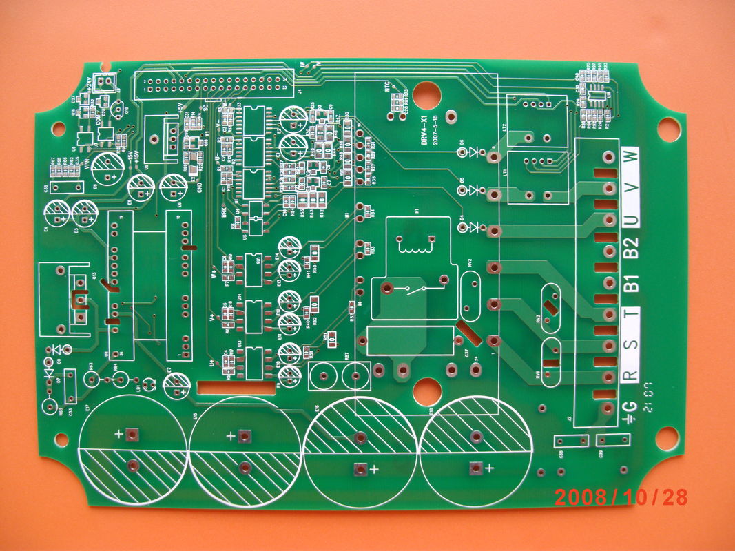 2Layer Double Side PCB Di Solder Hijau Resistant Warna Flame Retardant