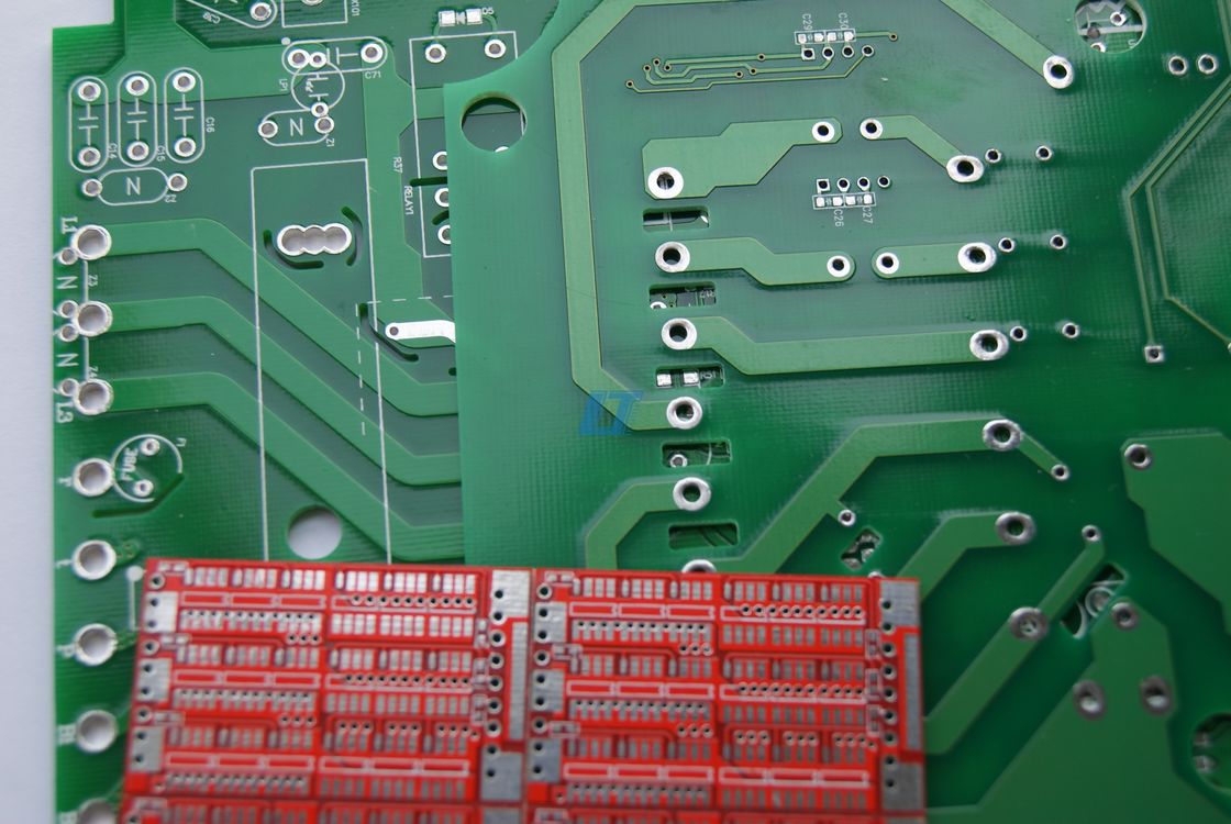 High Current Heavy Copper PCB Dengan Masker Solder Merah Untuk Model Aircraft Control Board