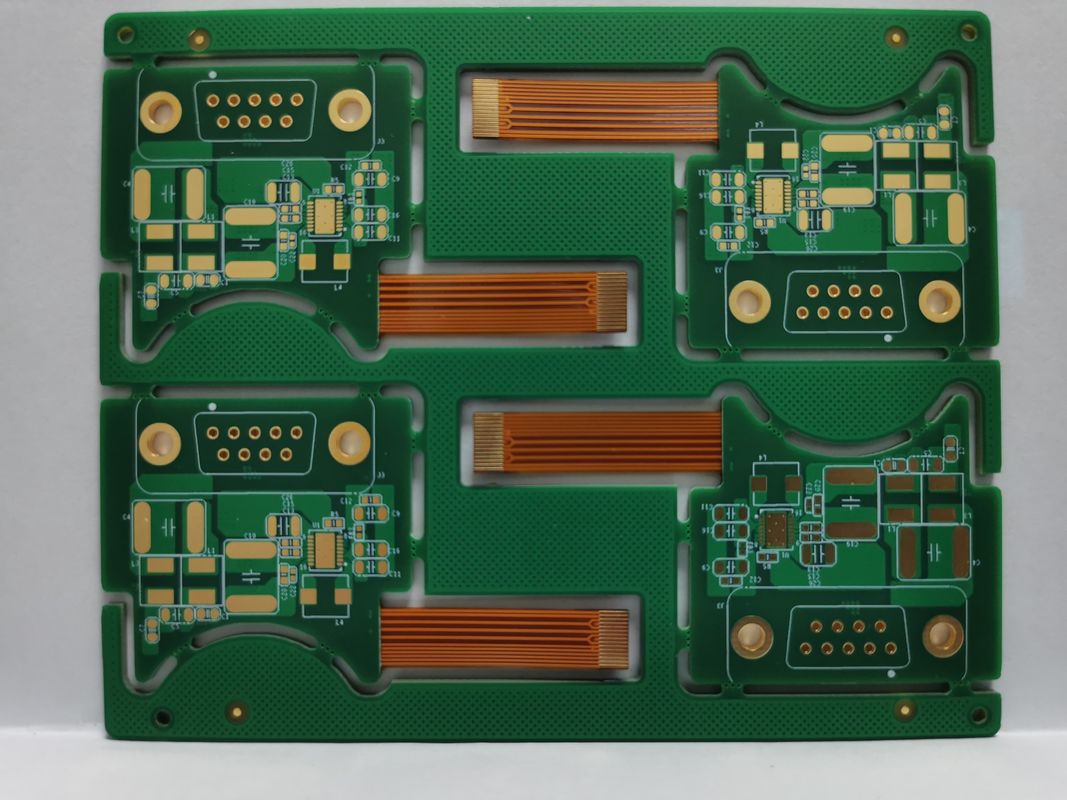 Sanforized Back Drill Rigid Flex PCB Dengan Hasl Lf Permukaan 1-28 Lapisan Pengolahan Enig