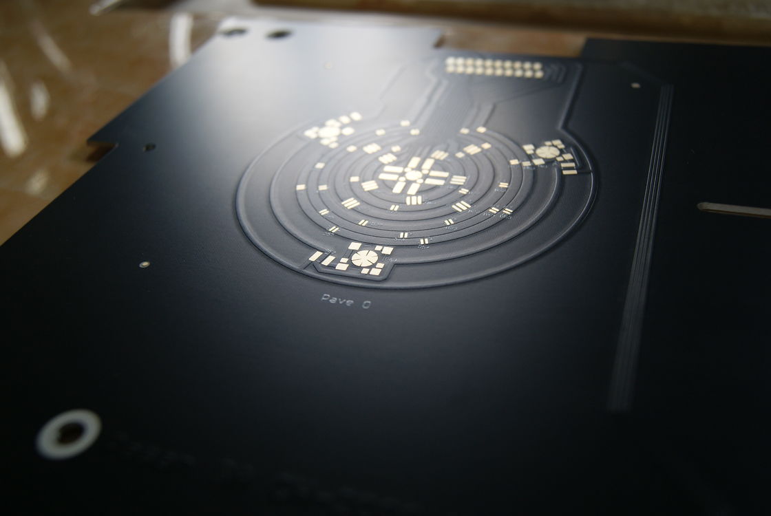 PCB Logam PTTC Sablon Sutra Hitam dengan 2-16 Lapis untuk Fungsionalitas dan Ketahanan Optimal