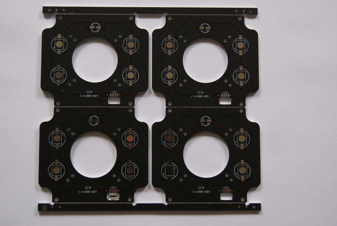 Manufaktur Elektronik 1200 MM Panjang Kuning Silkscreen Polytronics PCB untuk Perlengkapan dan Perangkat