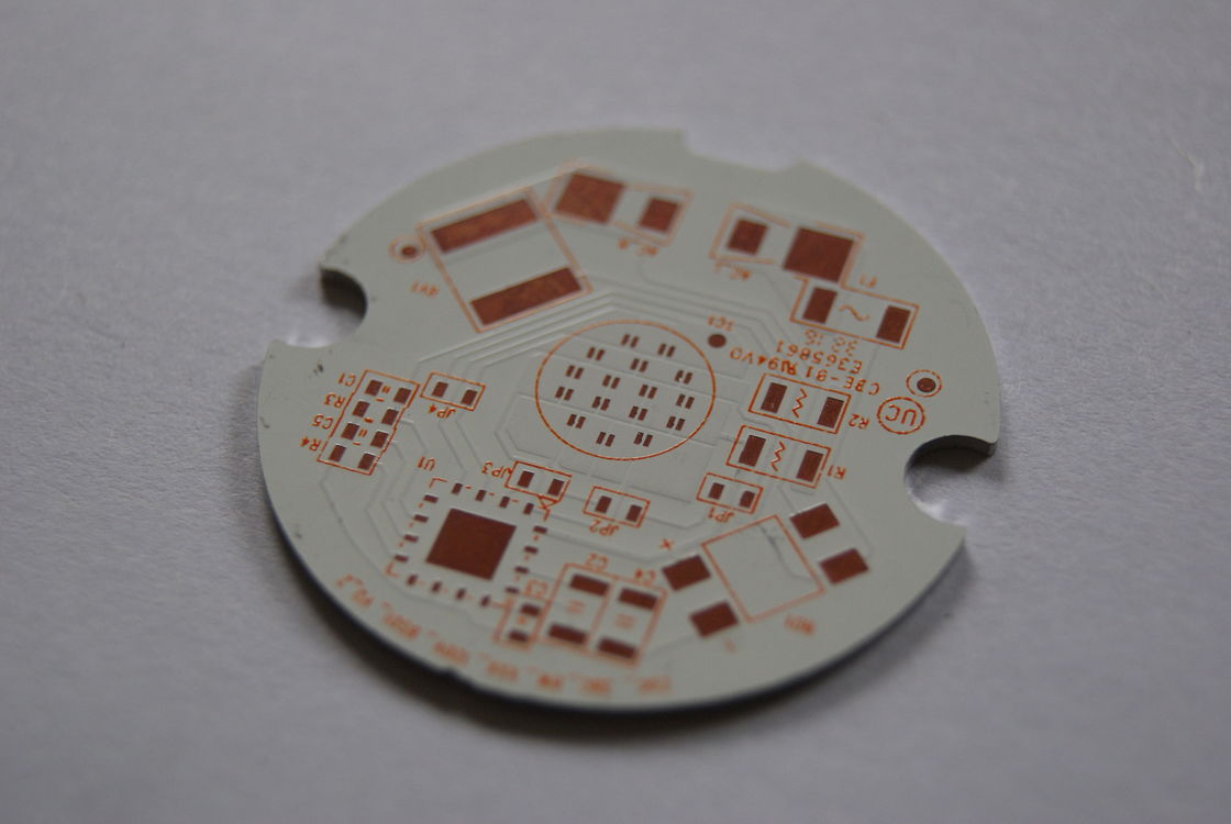 Custom Silkscreen IMS PCB Base Board Konduktivitas Termal Klien Dibutuhkan Solder Mask Warna