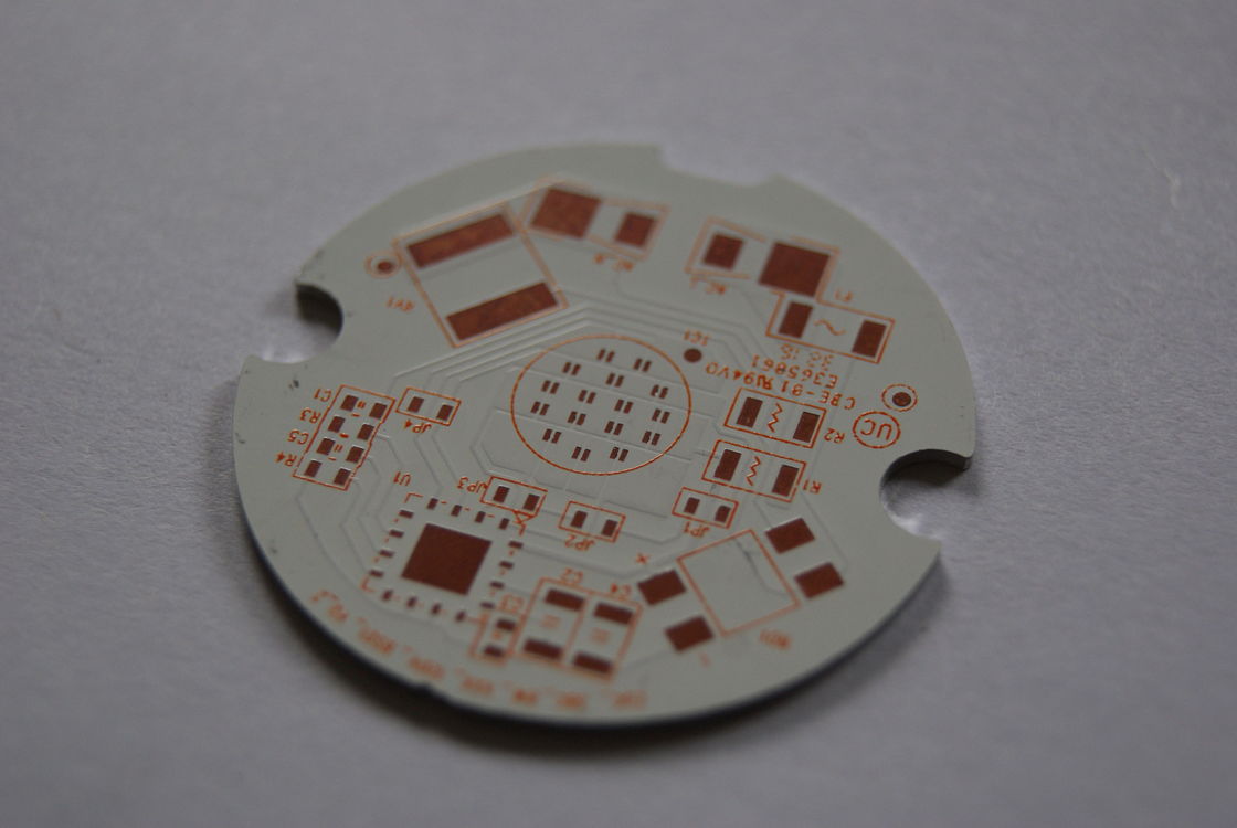 Putih Kuning Immersion Perak PCB Base Board 0.5-6.0oz Tembaga IMS Circuit Board