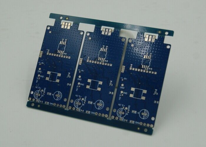Fr-4 Double Sided PCB Green Immersion Gold Circuit Board Putih OSP Finish