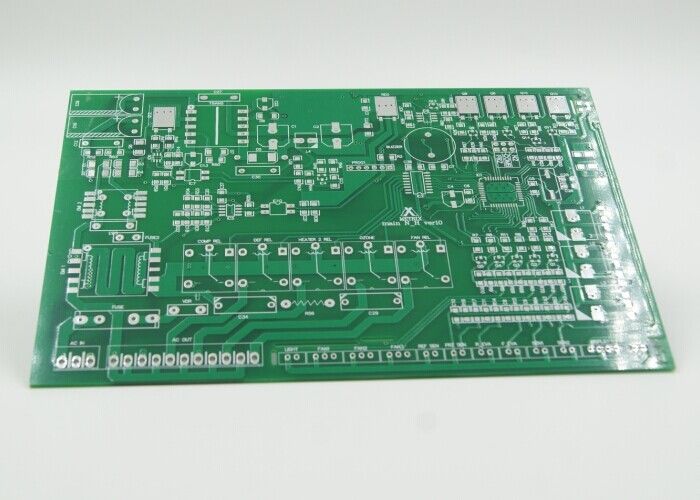 Precision Double Sided PCB dengan Permukaan E E 100% Immersion Green Solder Resist