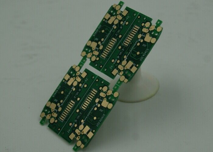 Double Layer Double Sided PCB dengan 1-6oz Tembaga Berat dan 0,075mm Min Hole Dia