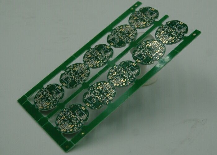 100% E Test Double Sideed Circuit Board Immersion Emas PCB Hijau Solder Resist 1,6mm
