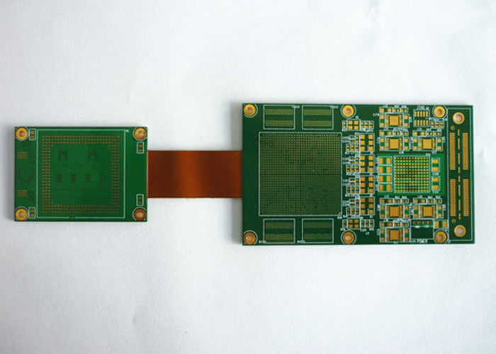 Densitas Sanforized Rigid Flex PCB Assembly 1-28 Lapisan 52L 0,5-10mm Radius Lipat