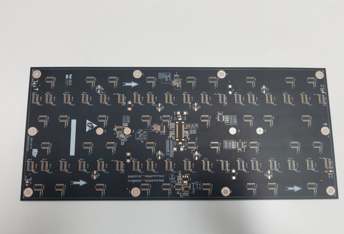 Papan PCB HDI yang dapat diandalkan FR4 IT180 P1.25 LED Modul P1.0 LED Screen Indoor HDI 1+N+1