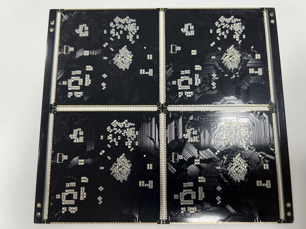 High Density HDI PCB Board With Half Hole BGA 0.25mm Lamp Socket 10 1 Rasio Aspek