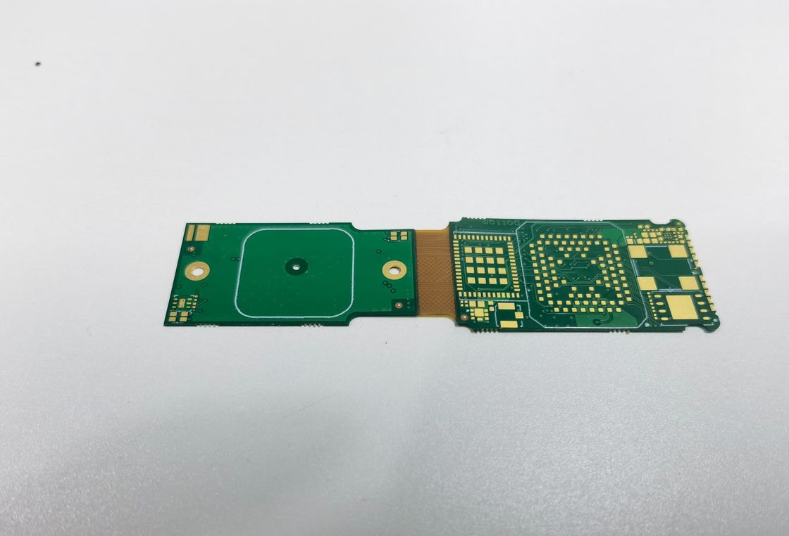 HDI Rigid Flex PCB With ENIG Surface Finish 4 Lapisan Fr4/Polyimide HDI 1+N+1