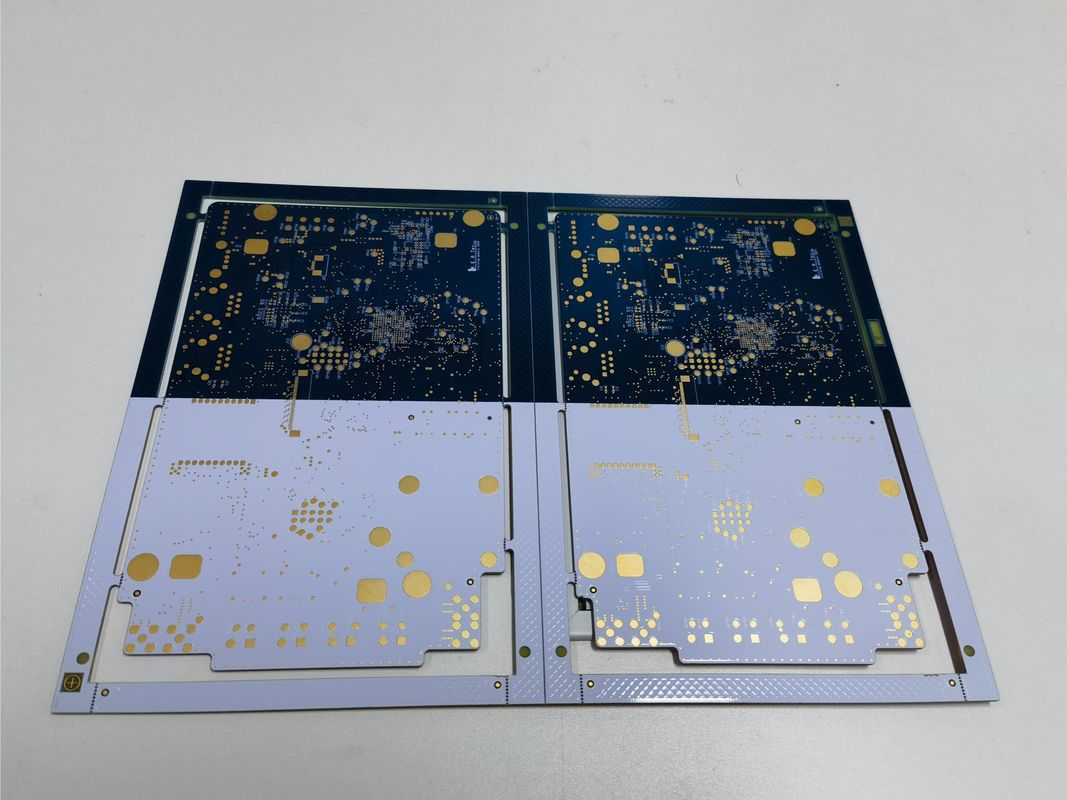 Tg170 FR-4 3OZ Tembaga Berat Multilayer PCB Board 4 Warna Solder Mask Dalam Satu Papan