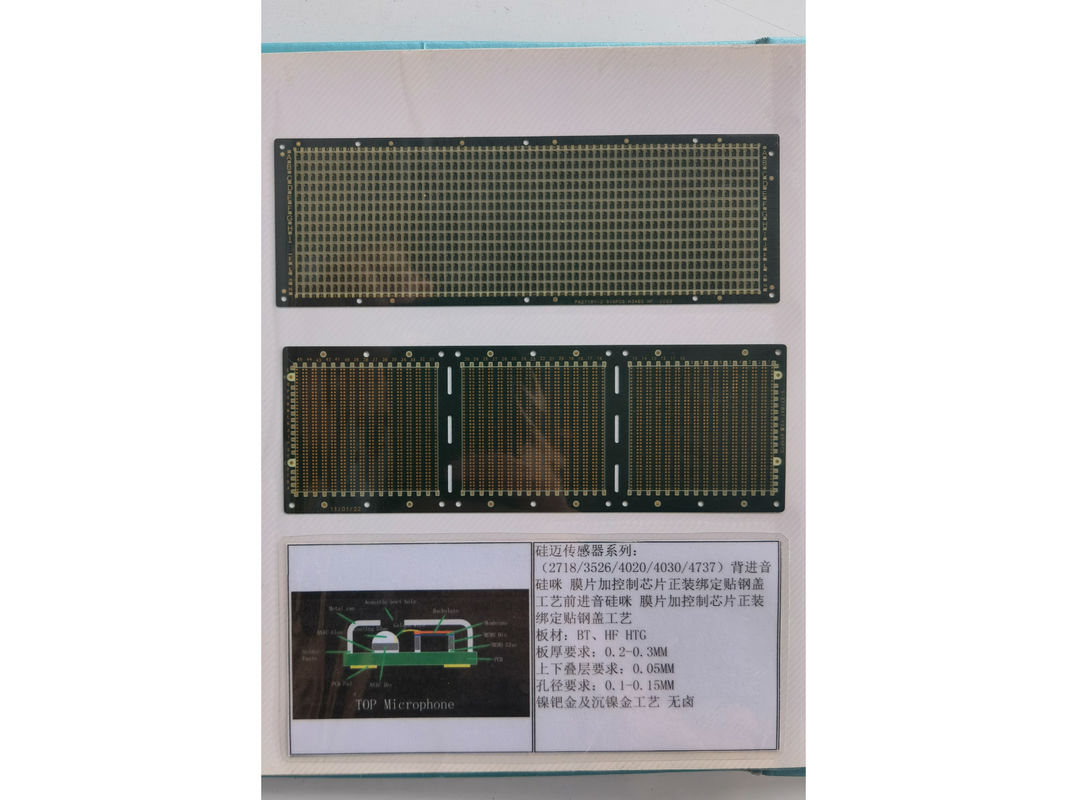 Impedansi Terkontrol Substrat Seperti PCB Hijau Solder Mask 2 Lapisan Papan Sirkuit Silicon gandum pcb