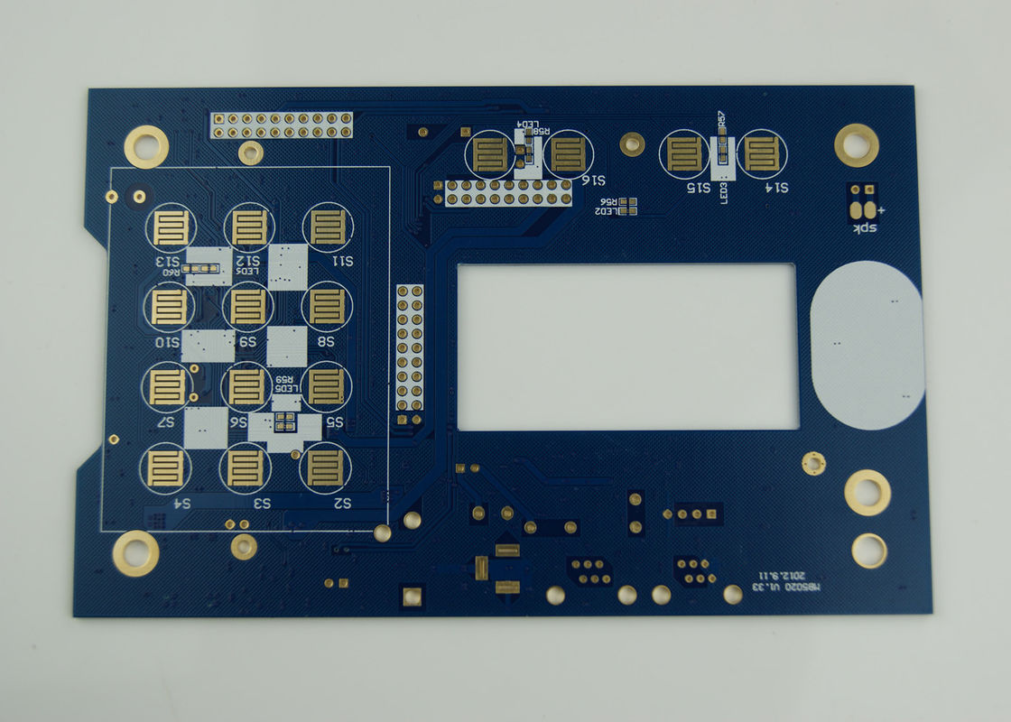 FR-4 Bahan baku PCB Lapisan Ganda 1,6 mm untuk Lingkungan Suhu dan Tegangan