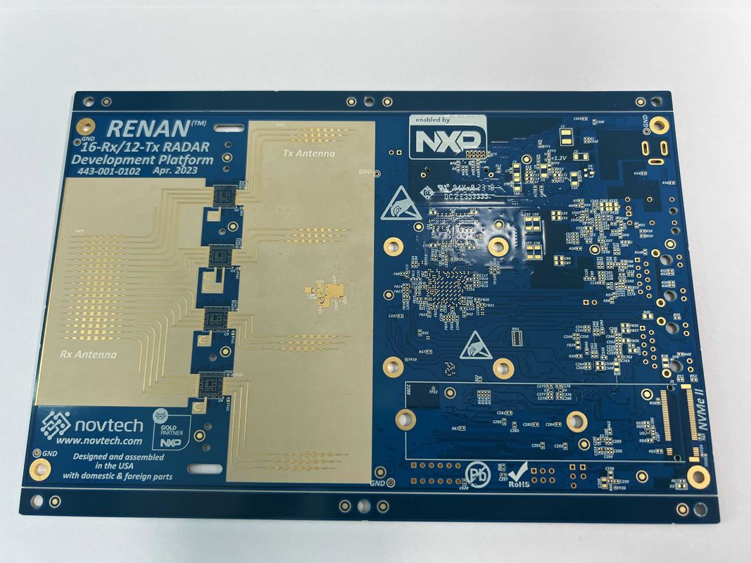 Papan sirkuit cetak HDI yang dirancang secara efisien dengan proses emas perendaman dan jarak P1.5.