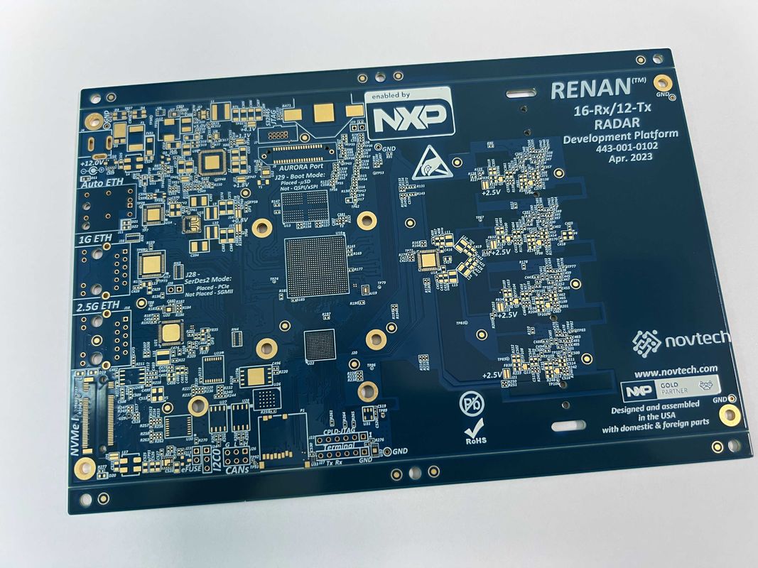 Advanced HDI PCB Board dengan Vias Buta Dan Terkubur 100% E-Testing Immersion Surface