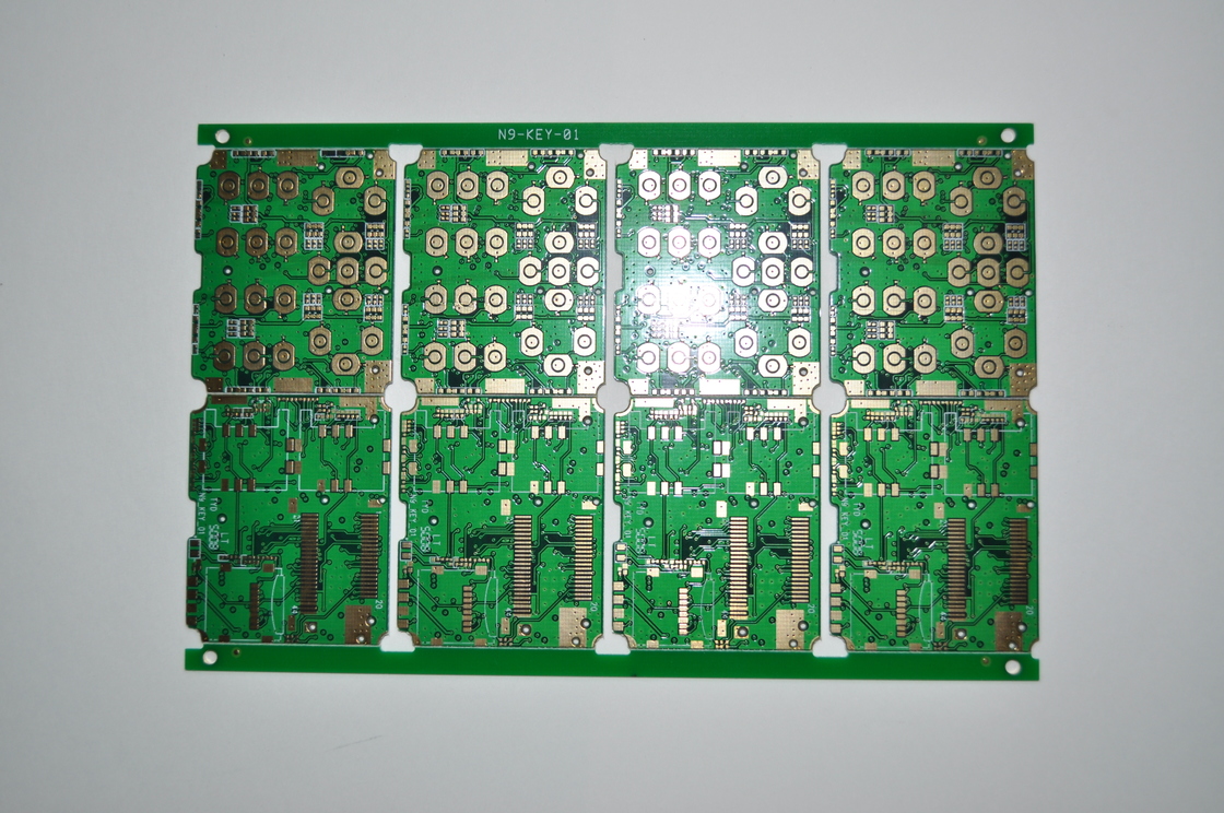 Halogen Bebas / Pengendalian Impedansi PCB Sisi Dua Dengan Teknologi Standar Min. Lubang Untuk Tembaga 0,2mm