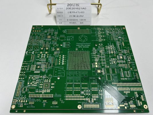 20 Lapisan PCB Board Dengan Multigroup Impedance Control VIPPO Dibawah Paste TU-933