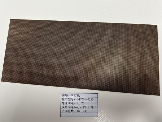High Density Interconnect PCB Board With Lamp Socket Support LED Screen HDI Prototipe 4L 1+N+1 Quickturn
